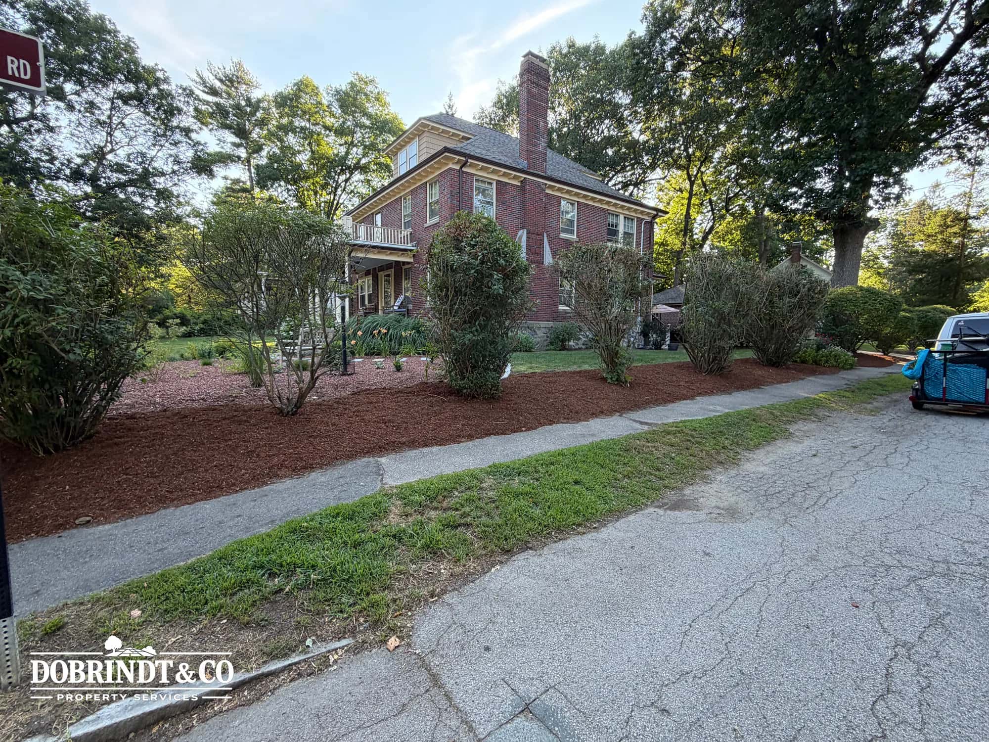 Landscaping and property maintenance work by Dobrindt & Co.