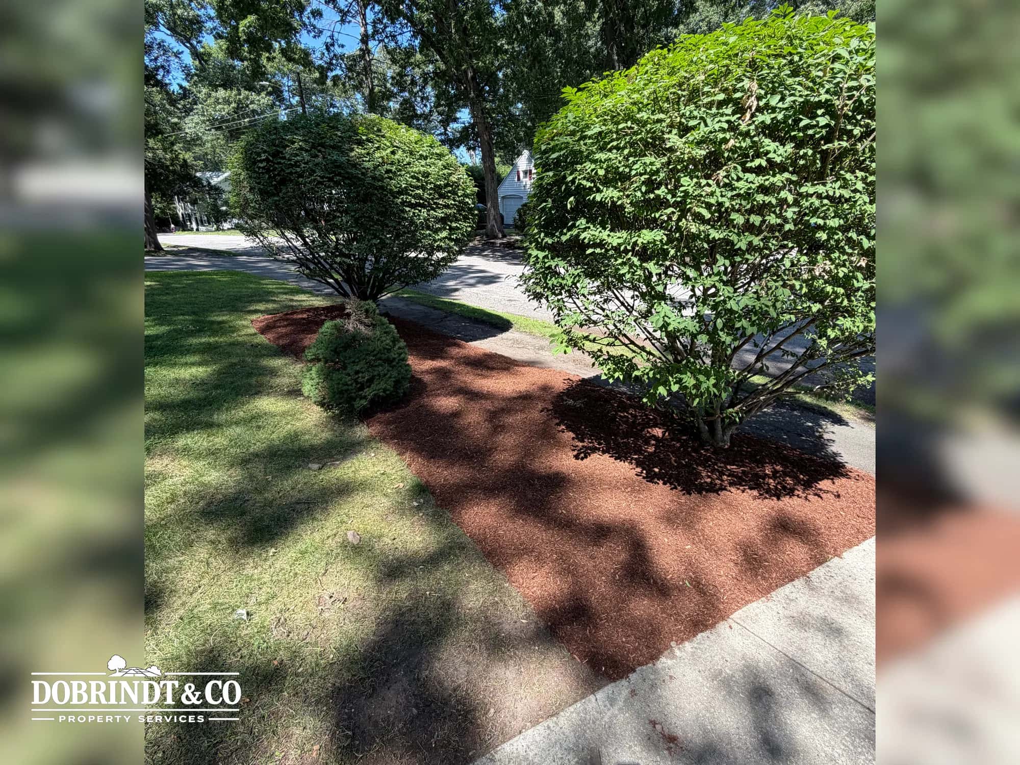 Landscaping and property maintenance work by Dobrindt & Co.