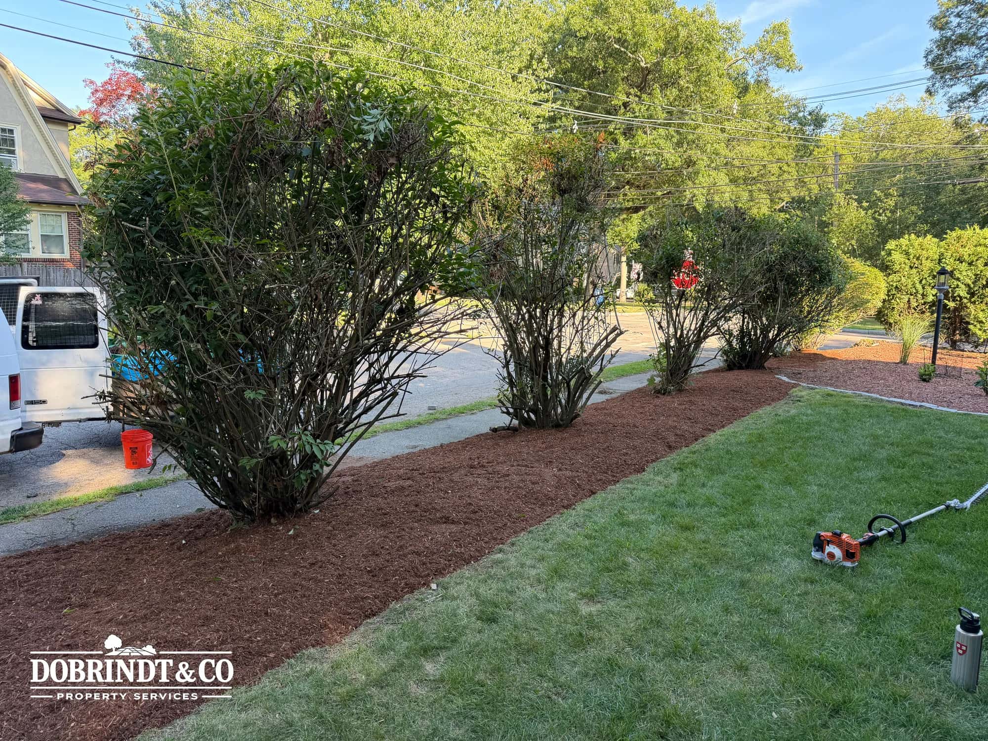 Landscaping and property maintenance work by Dobrindt & Co.